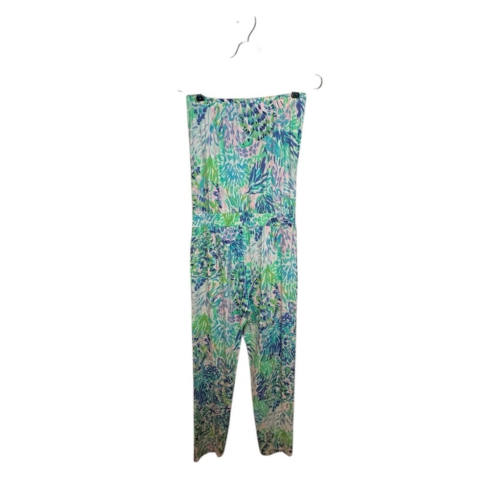 Lilly Pulitzer Keely Jumpsuit, Shell of a Party, Size XS - Picture 5 of 8
